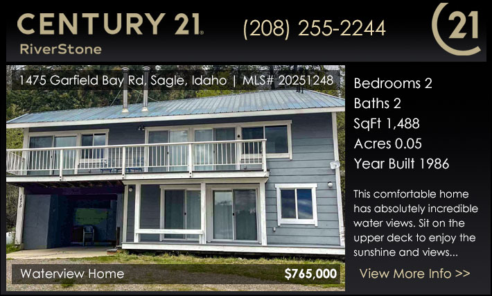 This comfortable home has absolutely incredible water views