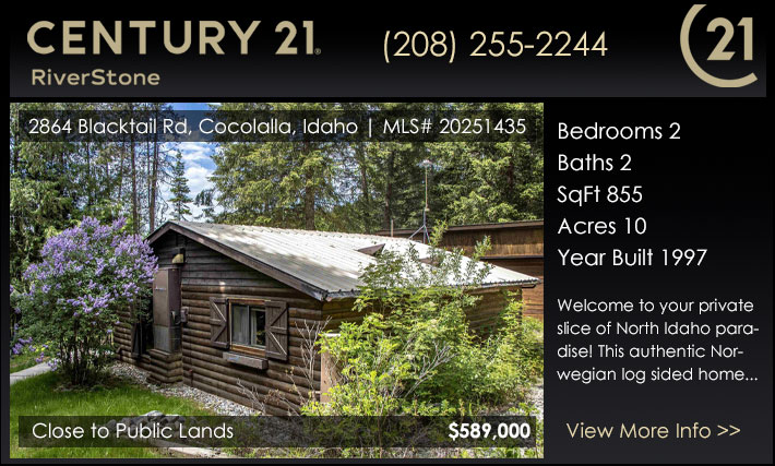Welcome to your private slice of North Idaho paradise