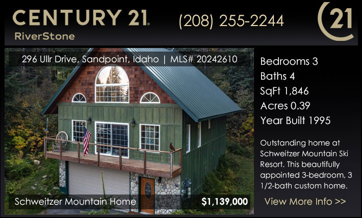 Incredible waterfront home on the Pend Oreille River with separate guest apartment