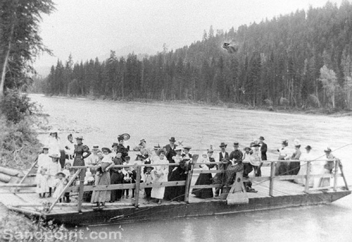 The reporters conclusion may have been based on the fact that Lewis and Clark found this route west a century before a growing community was looking for a better way to cross the river than by ferryboat.